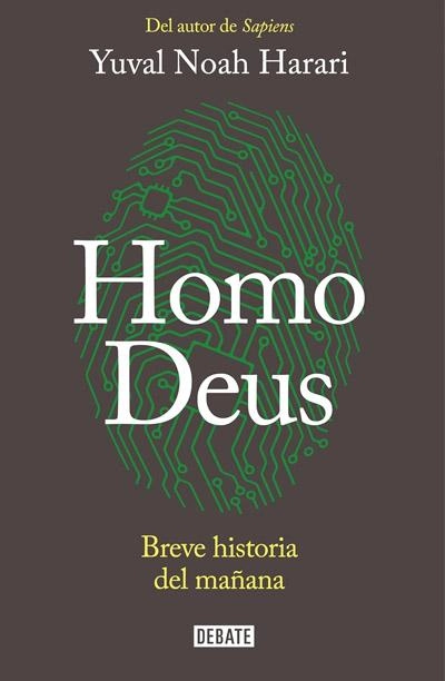 Portada de Homo Deus, libro de Yuval Noah Harari