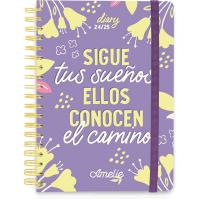 Agenda bonita con frase Sigue tus sueños ellos conocen el camino