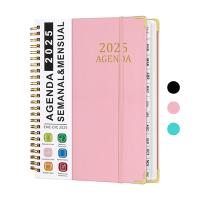 Agenda semana vista rosa 2025